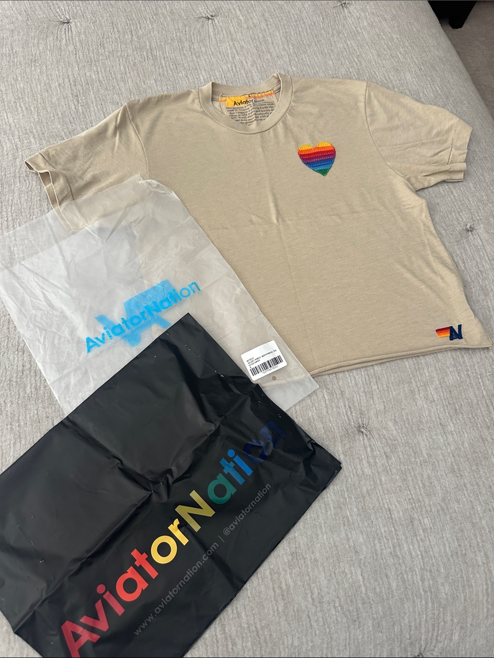Aviator Nation Boyfriend Tee Size S Small